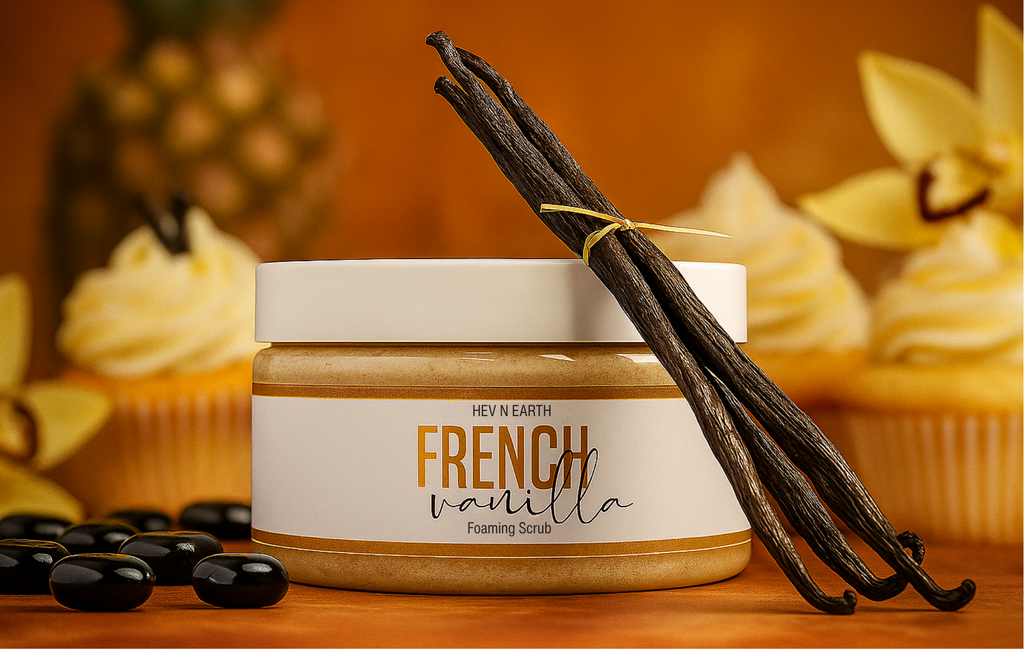 French Vanilla Exfoliating Foaming Body Scrub (Mini 4 oz)