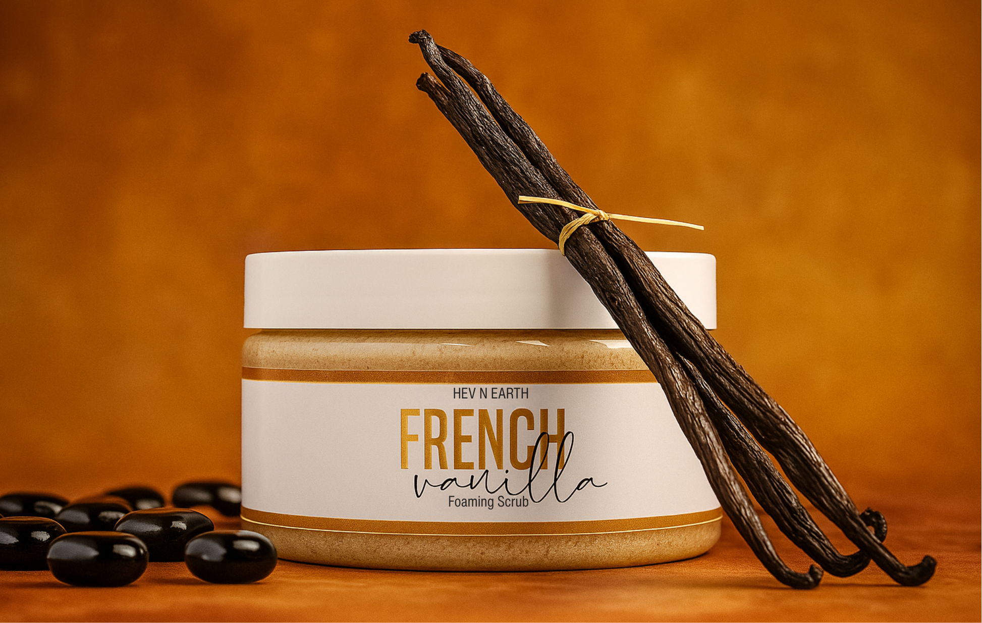 French Vanilla Exfoliating Foaming Body Scrub (Mini 4 oz)